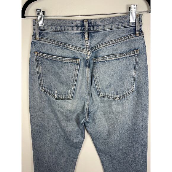 Agolde 90s Pinch Mid Rise Straight Leg Denim Jeans 27 Fall Capsule Vacation Easy - Picture 7 of 10